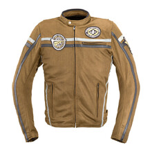 Мъжко късо текстилно яке за мотоциклетизъм W-TEC Bellvitage Brown Chameleon