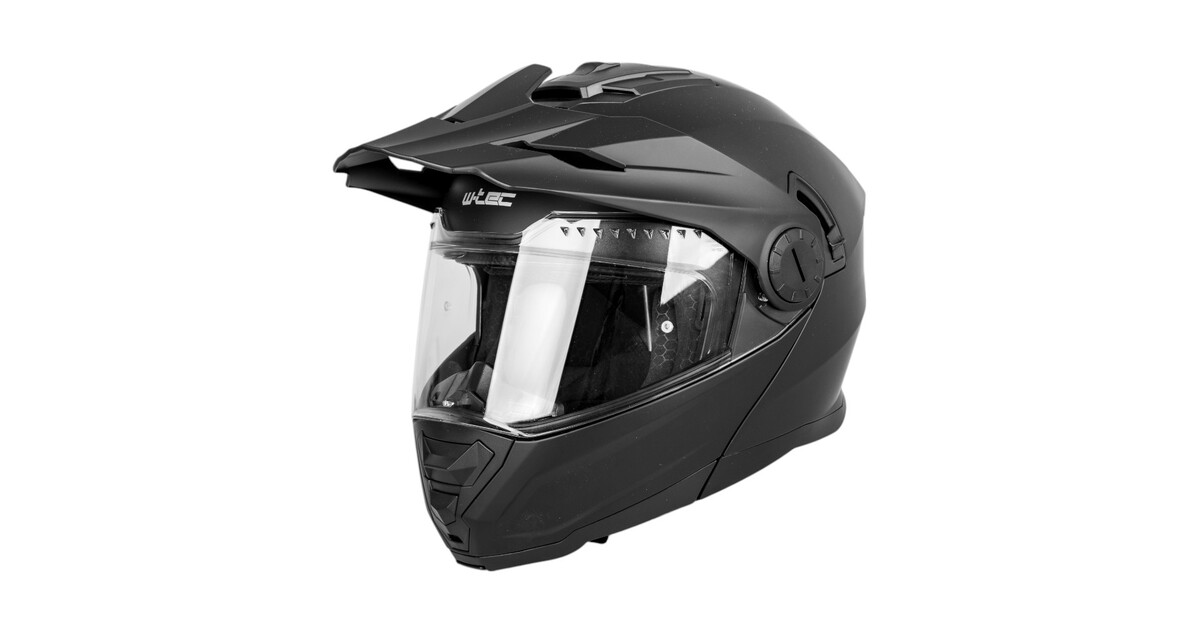 Мото каска W-TEC Biscaia P/J - черен мат | inSPORTline