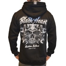 Моторни спортове BLACK HEART Суитшърт с цип BLACK HEART