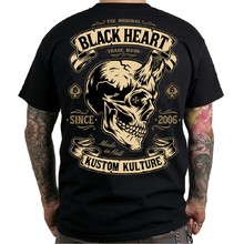 Мото аксесоари BLACK HEART Тениска BLACK HEART