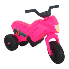 Детска триколка без педали  Bike Enduro Mini - розово-черно