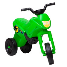 Детско колело без педали Enduro Maxi - зелен-черен