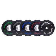 Сет дискове за щанги inSPORTline Bumper Plate 2x 5-20 kg