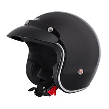 Мото каска W-TEC YM-629 - черен гланц
