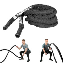 Въже за фитнес упражнения inSPORTline WaveRope 3,8cm x 15m