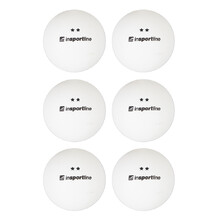 Топчета за тенис на маса inSPORTline Elisenda S2 6ks - бяло