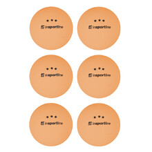 Топчета за тенис на маса inSPORTline Elisenda S3 6ks - оранжево