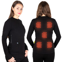 Дамска загряваща блуза W-TEC Insulong Lady - черен