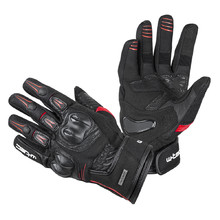 Кожени мото ръкавици W-TEC Legend - черно и червен