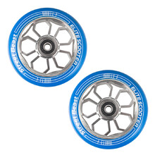 резервни колела за скутери inSPORTline Náhradní kolečka na freestylovou koloběžku 110 mm, modro-stříbrná
