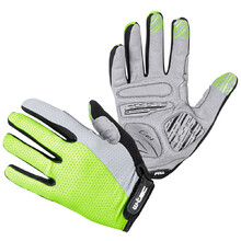 Мотокрос ръкавици W-TEC Vilasar - неоново зелен