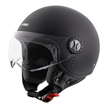 каски с открито лице W-TEC FS-701SB Solid Black