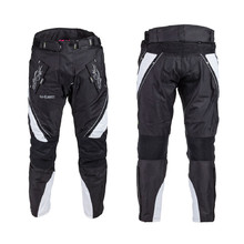 Дамски мото панталони W-TEC Kaajla NF-2683 - черен-бял