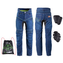Pánské moto jeansy W-TEC Biterillo - син