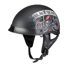 Мото каска W-TEC Black Heart Rednut - Motorcycle/Matt Black
