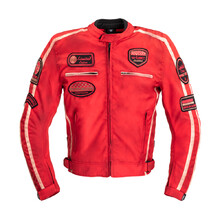 Мъжко късо текстилно яке за мотоциклетизъм W-TEC Patriot Red