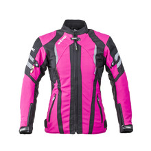 Дамско мото яке Softshell W-TEC Alenalla NF-2410 - черно-розов