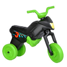 Детско колело без педали Enduro Maxi - черен-зелен