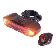 Задна вело светлина с аларма и мигачи inSPORTline Suryah