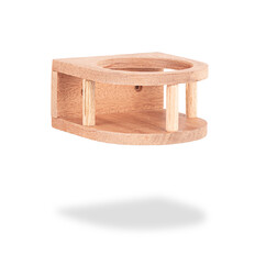 Дървена поставка за напитки за сауна