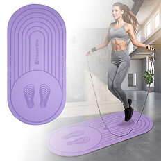 Постелка за упражнения inSPORTline Ampfinity 123 × 60 × 0,6 см – сива