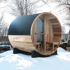 Финландска сауна бъчва inSPORTline Viduor 400 - кедрово дърво