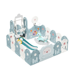 Детска пластмасова кошара с аксесоари inSPORTline Piglino 178x184 см