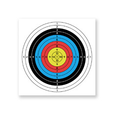 Мишена inSPORTline Darber 40x40cm 10бр