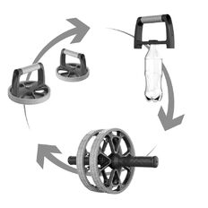 Колело за коремни преси 3v1 inSPORTline Pushabroll