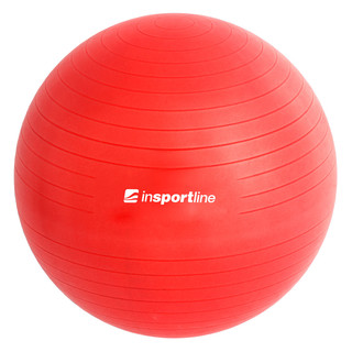 Гимнастическа топка inSPORTline Top Ball 75 cm - червен