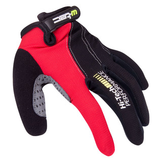 Мотокрос ръкавици W-TEC Ratyno - черно и червен