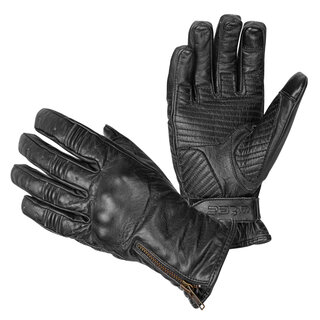 Кожени мото ръкавици W-TEC Inverner - черен