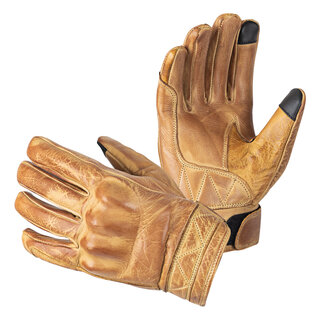 Кожени мото ръкавици B-STAR Chatanna - Ретро кафяво