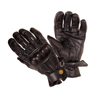 Кожени мото ръкавици B-STAR Prelog - черен
