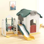 Детска люлка и пързалка inSPORTline Housino