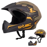 Каска Downhill W-TEC Campanero- зелен мат