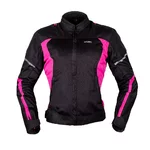 Дамско лятно мото яке W-TEC Martix Lady - черно-розов