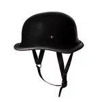 Ретро мото каска Sodager DH-001 - черен гланц