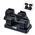 Комплект регулируеми дъмбели inSPORTline DuraBell® 2x 5-41 кг