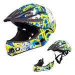 Каска за спускане W-TEC Delgada - Freestyle Blue