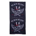 Многофункционална кърпа за врат W-TEC Black Heart Scarfest