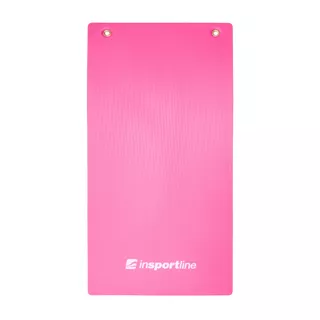 Постелка за йога inSPORTline Profi 100 cm - Розово/червено/