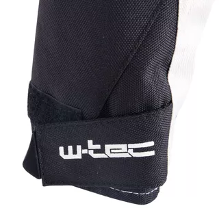 Дамско мото яке W-TEC Lucina - сив-кремаво бял