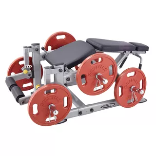 Машина за задно бедро Steelflex PlateLoad Line PLLC - черно и червено