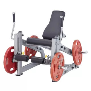 Машина за крака Steelflex PlateLoad line PLLE - черно и червено