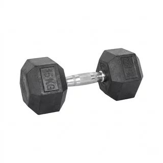 Шестоъгълен дъмбел inSPORTline Hexclusive 15 кг