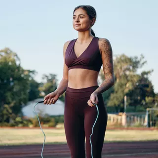 Въже за скачане inSPORTline JumpSpeed - син