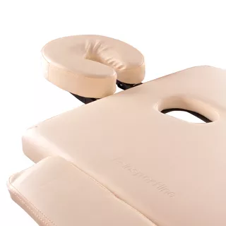 Масажна маса inSPORTline Japane 3-pieces wooden - бяло-оранж