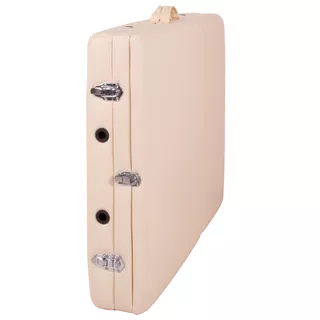 Масажна маса inSPORTline Japane 3-pieces wooden - бяло-оранж