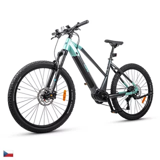 Дамски планински ел. велосипед inSPORTline ISL Asuki 630 Wh 27,5" - модел 2025 - Аква Син